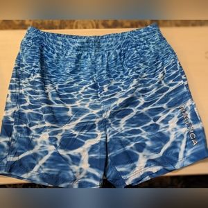 Nautica men's XL bathing suit blue water